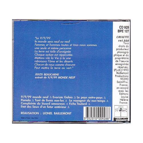 9/9/99 Monde Neuf