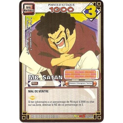 Mr.Satan - D-508  Dragon Ball Serie 4  V.F