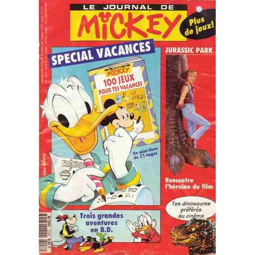 Le Journal De Mickey N° 2158 : Special Vacances