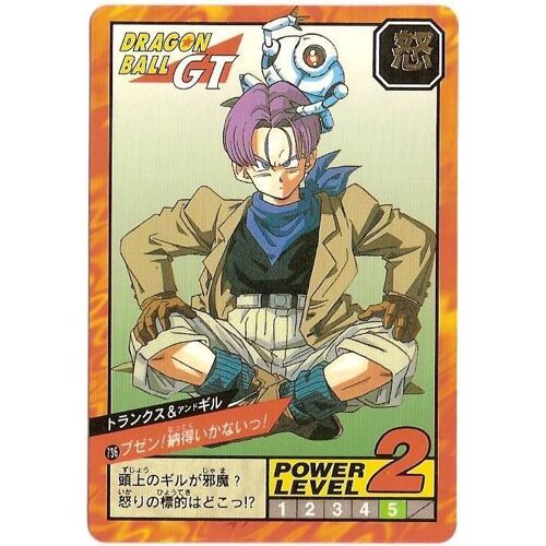 Dragon Ball Gt Power Level N 736 Japonais