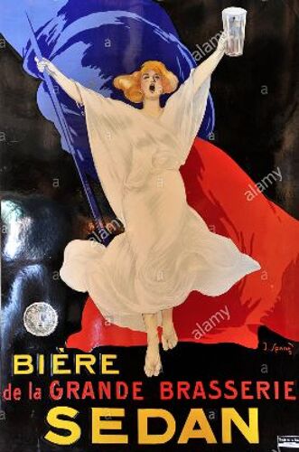 Affiche Bière De La Grande Brasserie Sedan