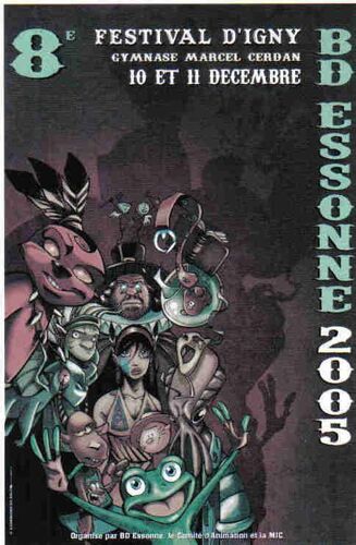 Carte Postale Keramidas Nicolas Festival Bd Igny 2005