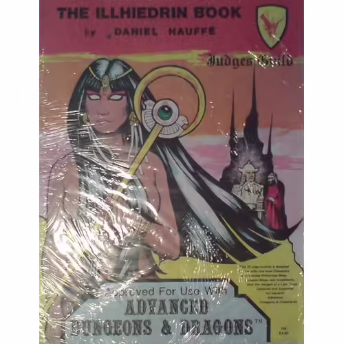 Module Judges Guild 1981 - The Illhiedrin Book - Pour Jeux De Rôles Donjons Et Dragons D&d Ad&d Warhammer