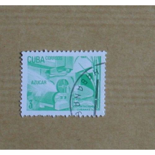Timbre Oblitéré : Cuba