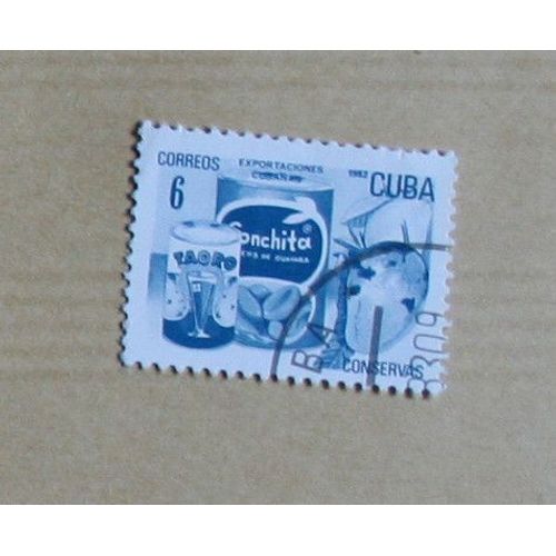 Timbre Oblitéré : Cuba