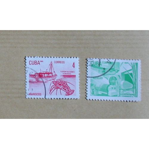 Timbres Oblitérés : Cuba