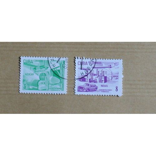 Timbres Oblitérés : Cuba