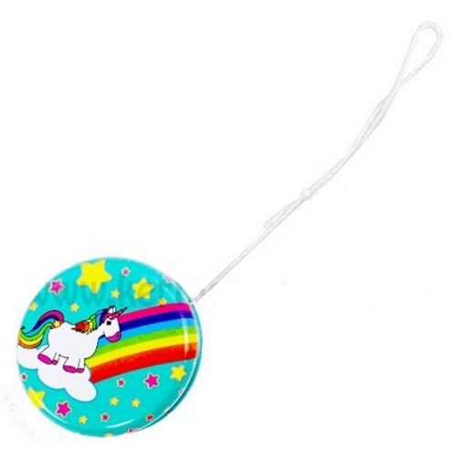 Yoyo Metal Licorne 5.2 Cm Jouet Kermesse Anniversaire Fete D Enfant