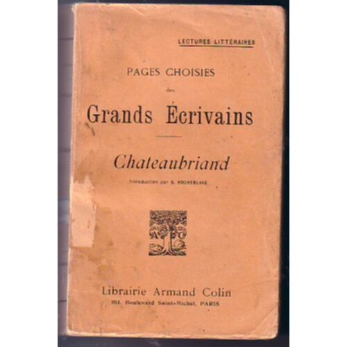 Pages Choisies Des Grands Écrivains