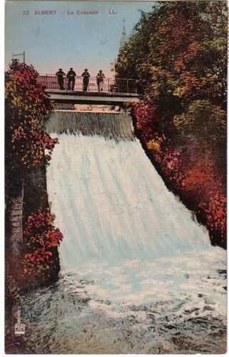 Carte Postale Ancienne Albert, La Cascade (Somme) - Imp. Adia N°22 - Oblitération De 1935