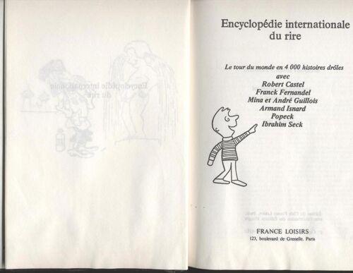 Encyclopédie Internationnale Du Rire