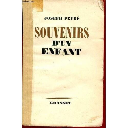 Souvenirs D Un Enfant.
