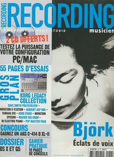 Recording Musicien  N° 36 : Björk  Eclats De Voix