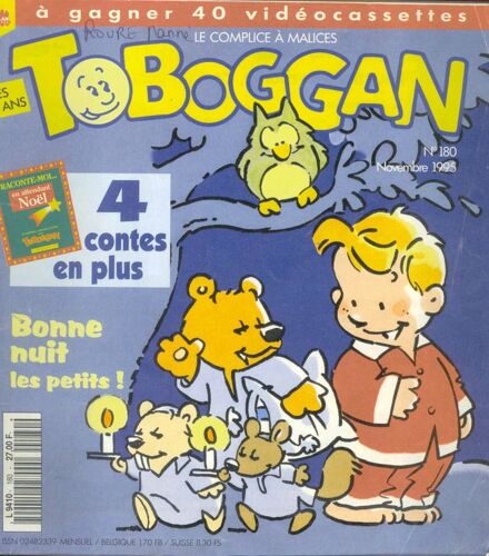 Toboggan Le Complice A Malices N°180 - Bonne Nuit Les Petits - Les Fleurs D'automne