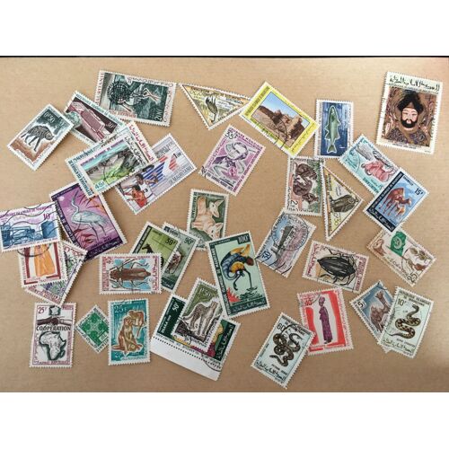 Mauritanie - Lot De 36 Timbres Différents - Rl 14