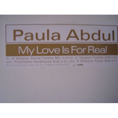 My Love Is For Real  (Jr Vasquez Sound Factory Mix)   1995   Uk