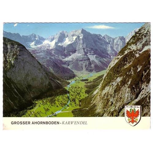 Cpsm - Tirol - Grosser Ahornboden - Karwendel - N° Fö 54 109 A