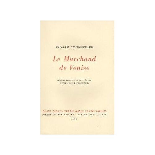 Le Marchand De Venise