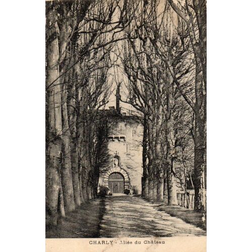 Carte Postale Ancienne - Charly - Allée Du Château