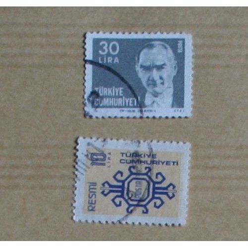 2  Timbres Oblitérés : Turquie