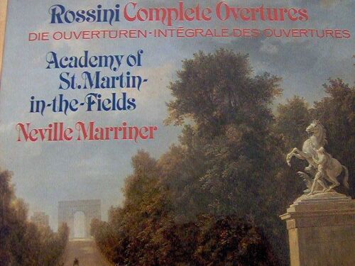 Neville Marriner Rossini Complete Ouvertures Academy Of St Martin In The Fields Integral 3 Lp