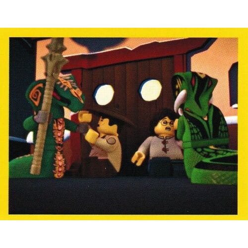 N° 19 - Stickers Image Panini Vignette - Lego Ninjago - Masters Of Spinjitzu