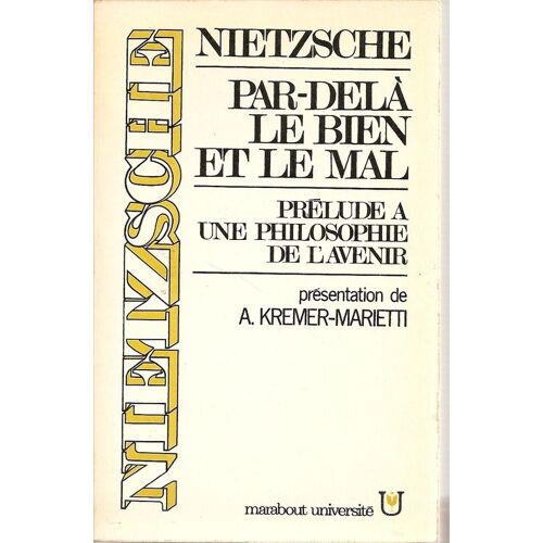 Par Dela Le Bien Et Le Mal