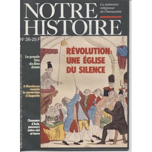 Notre Histoire N° 26 Du 01/09/1986