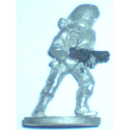 Figurine Lucasfilm 1990 - Guerrière Avec Mitraillette Et Casque Futuriste - Pour Star Wars Warhammer 4000 40k Et Battletech