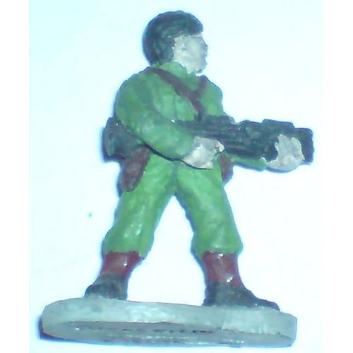 Figurine Lucasfilm 1990 - Soldat Avec Mitraillette - Pour In Nomine Satanis Et Chtulhu - Pour Star Wars Warhammer 4000 40k Et Battletech