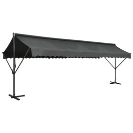 Vidaxl Auvent Sur Pied 600 X 300 Cm Anthracite