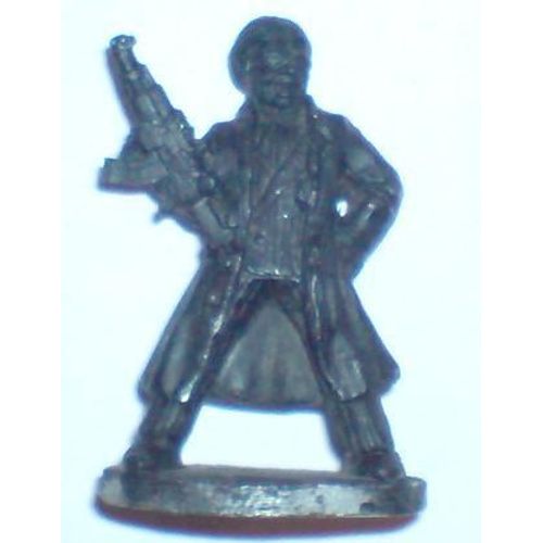 Figurine Grenadier 1990 - Aventurier Avec Mitraillette - Pour In Nomine Satanis Et Chtulhu - Pour Star Wars Warhammer 4000 40k Et Battletech