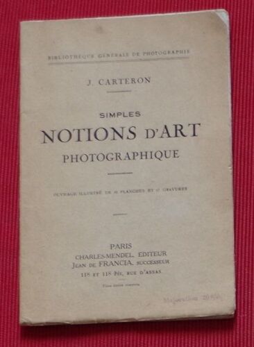 Simples Notions D'art Photographique