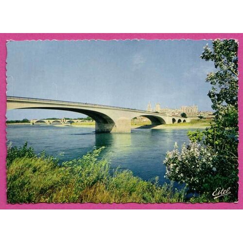 H.959 - Avignon - Le Nouveau Pont Sur Le Rhône. Au Second Plan, Le Pont Saint-Bénezet Et La Palais Des Papes.