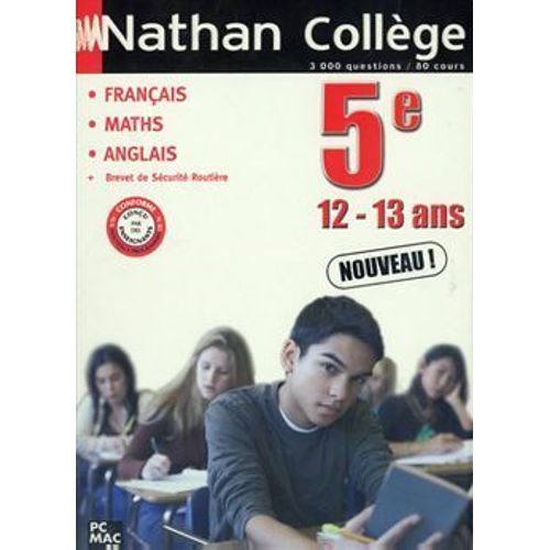 Nathan College 5eme Francais Maths Anglais  2007