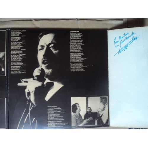 Autographe Philippe Clay Disque 33t Mes Université