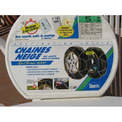 Chaines  Neige   Siepa N° 5