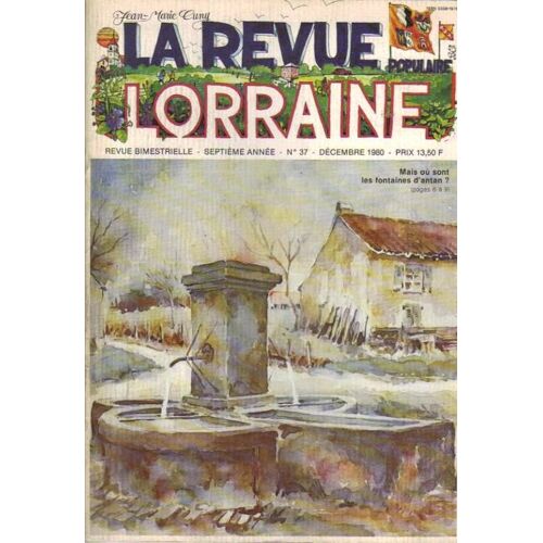 La Revue Lorraine N° 37