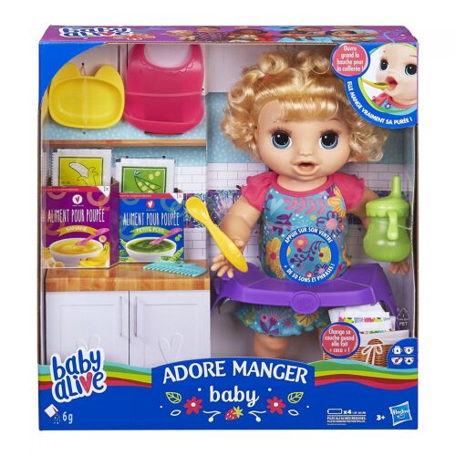 Baby Alive Ba Happy Hungry Baby Bld Crl Hair