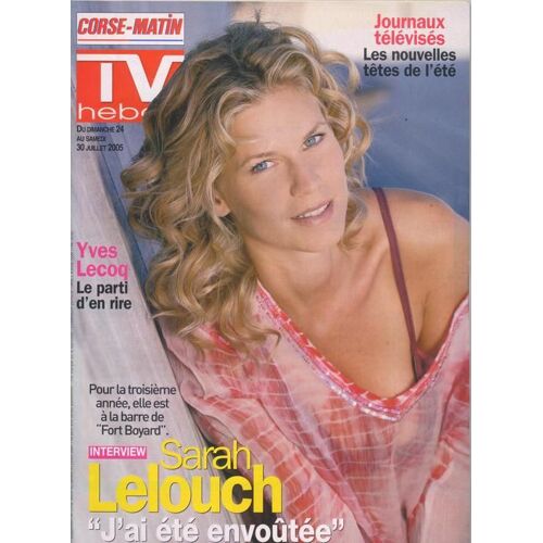 Corse Matin Tv / 23-05-2005  N° 955 : Sarah Lelouch (2p)