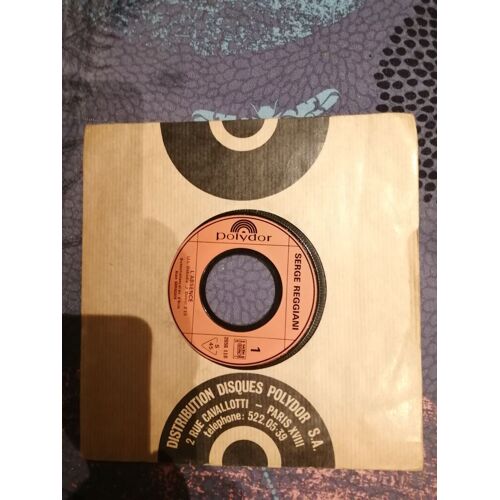 Serge Reggiani 45t Tours Vinyle Rare "L'Absente" Ref 2056110