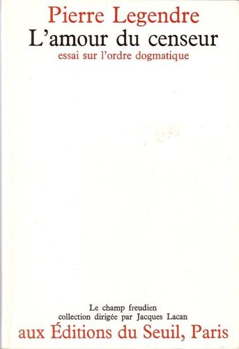 L'amour Du Censeur