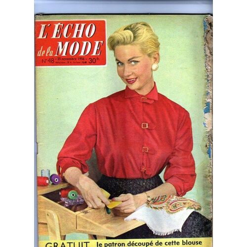 L'écho De La Mode 25 Novembre1956  N° 48
