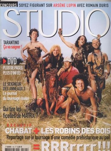 Studio / 11-2003  N° 194 : Le Seigneur Des Anneaux (6p) Johnny Depp (1,5p) George Clooney (4p) - Isabelle Carré (4p) - Uma Thurman (6p) - Romain Duris (4p) - Quentin Tarantino (6p) - Jason Biggs (2p)
