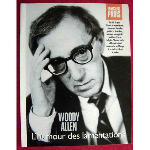 Paris Match N°2540 - Coupure De Presse - Woody Allen