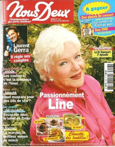 Nous Deux  N° 3147 : Line Renaud   Passionnement Line