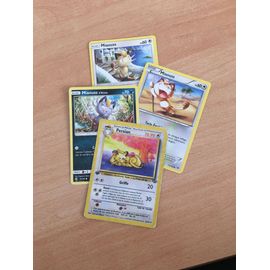 (1774) 2x Miaouss + Miaouss D'alola + Persian (Pokemon)