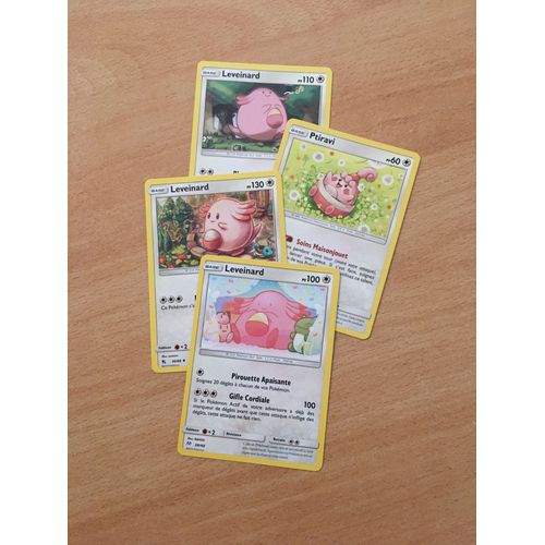 (1511) 3x Leveinard + Ptiravi (Pokemon)