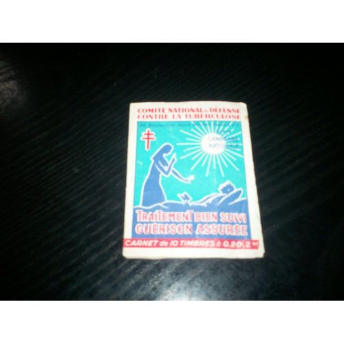 Carnet De 10 Timbres Comité National De Défense Contre La Tuberculose