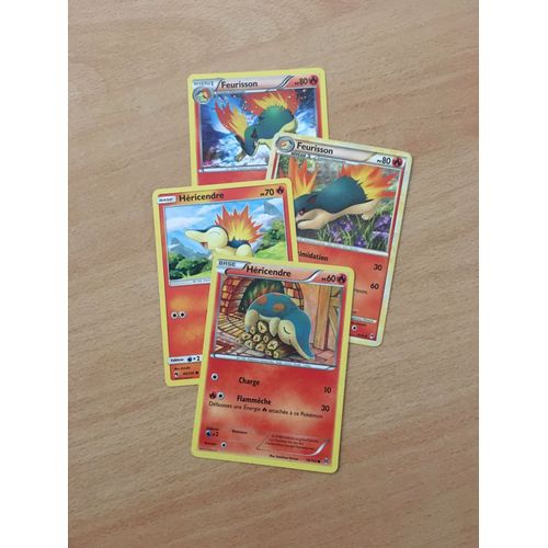(1648) 2x Feurisson + 2x Héricendre (Pokemon)